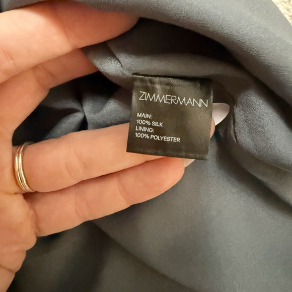 Zimmermann - 100% Silk Corset Dress w/ Cutouts, Faux Wrap Style - size 4 - EUC - Picture 14 of 16